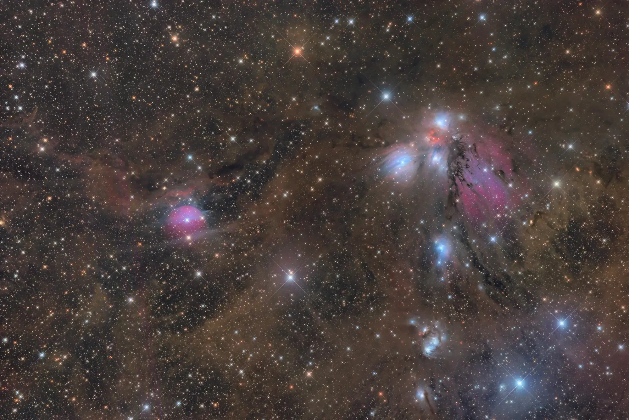  The Angel Nebula, shot at Starfront Remote Observatory. 