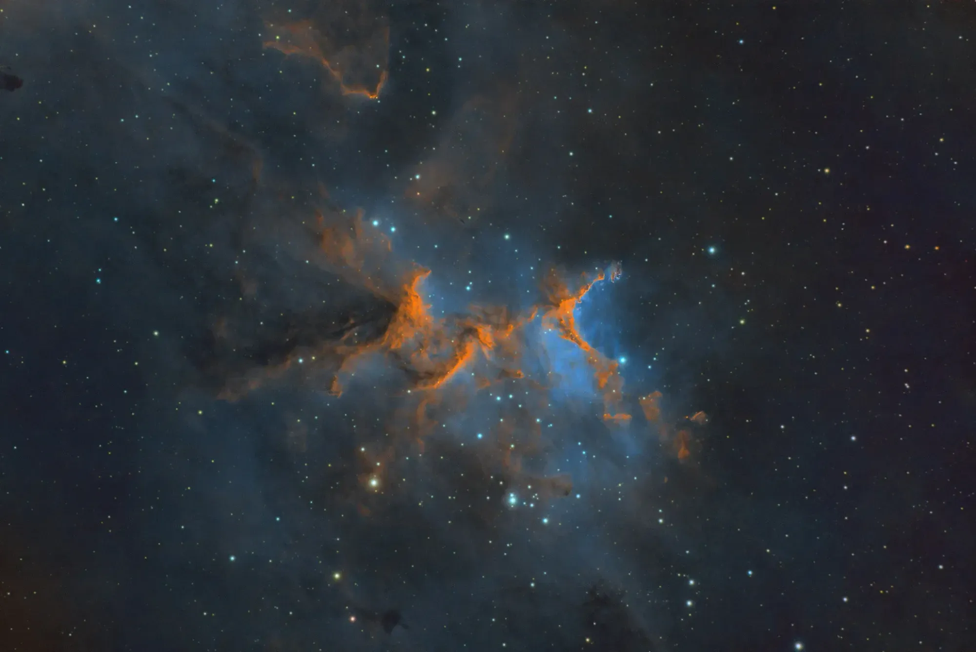  One final processed image of the Heart Nebula core. 