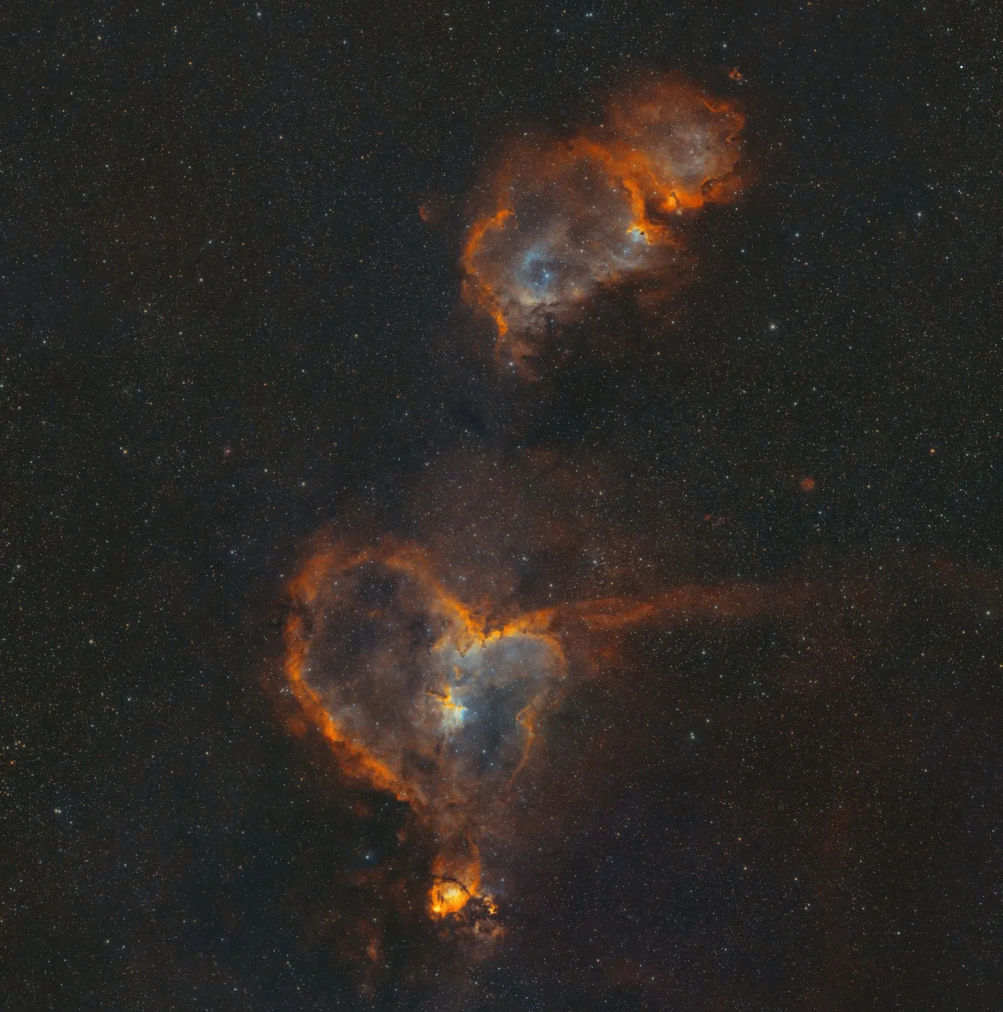 Heart & Soul Nebula Mosaic