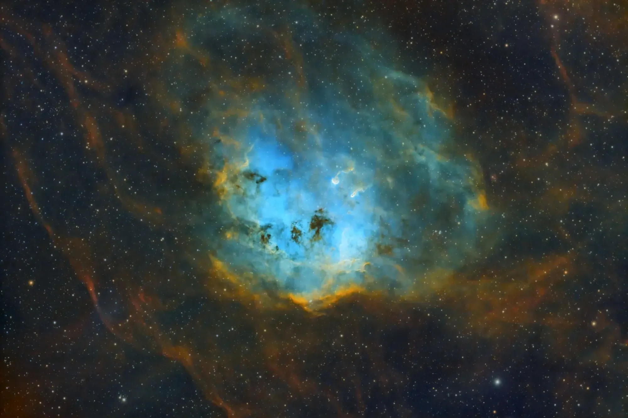 IC 410: Twin Tadpoles