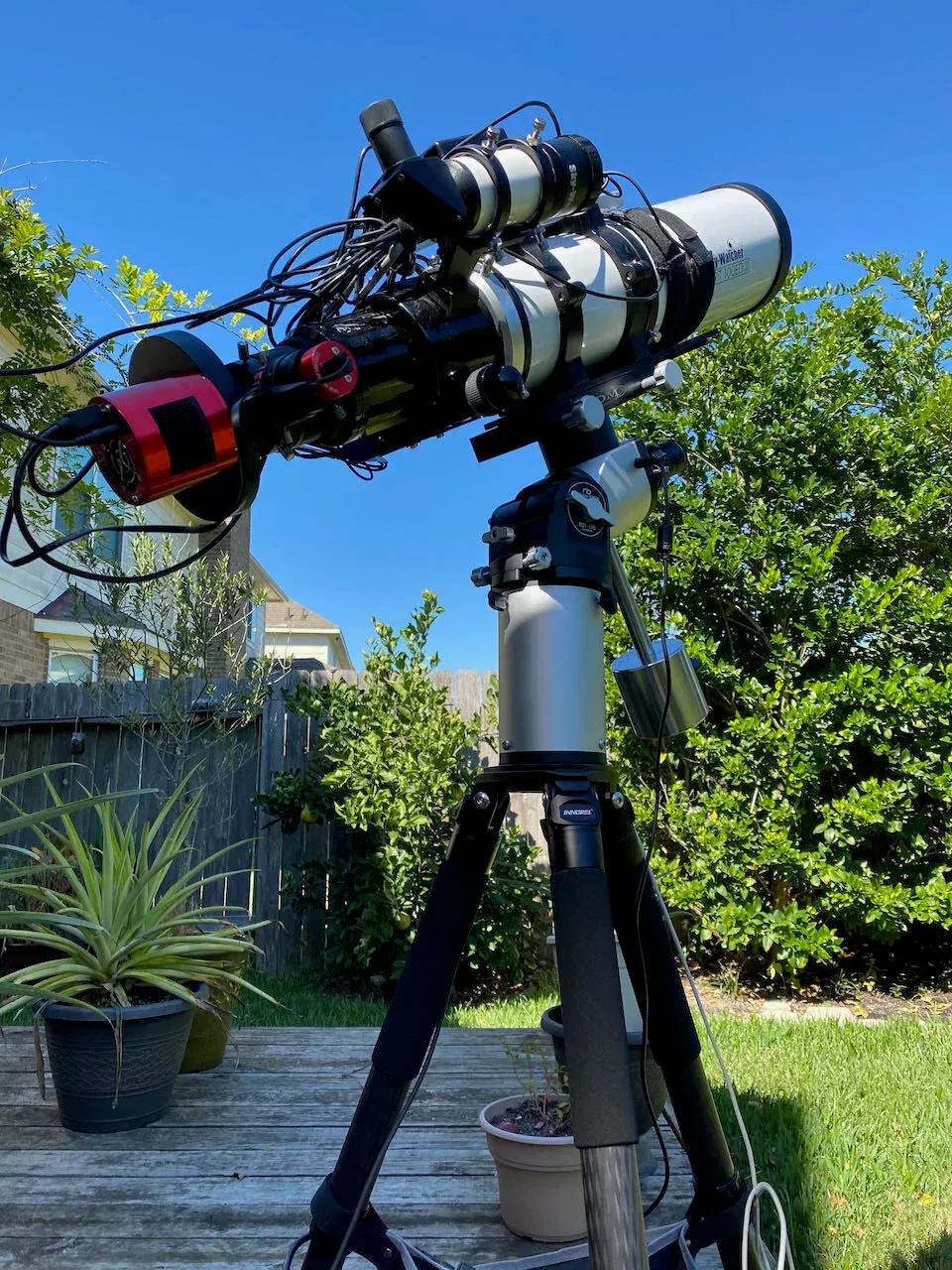 The Rainbow Astro RST-135 and SkyWatcher Esprit 100. 