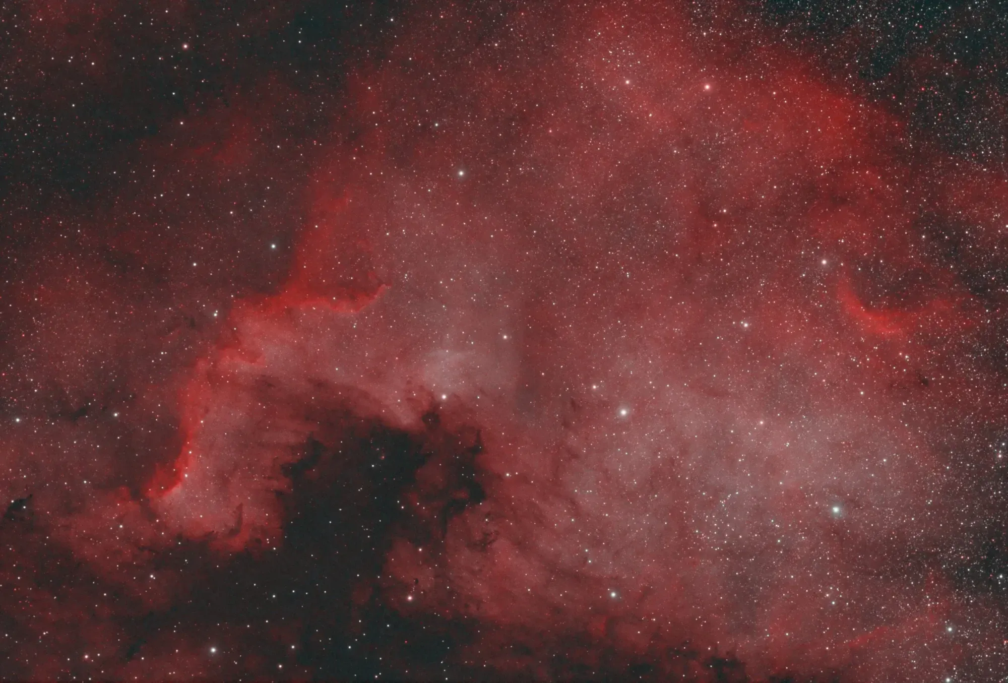  The final processed image with enhanced OIII channel. Looks pretty good! This was only 4.7 hours of integration time. 