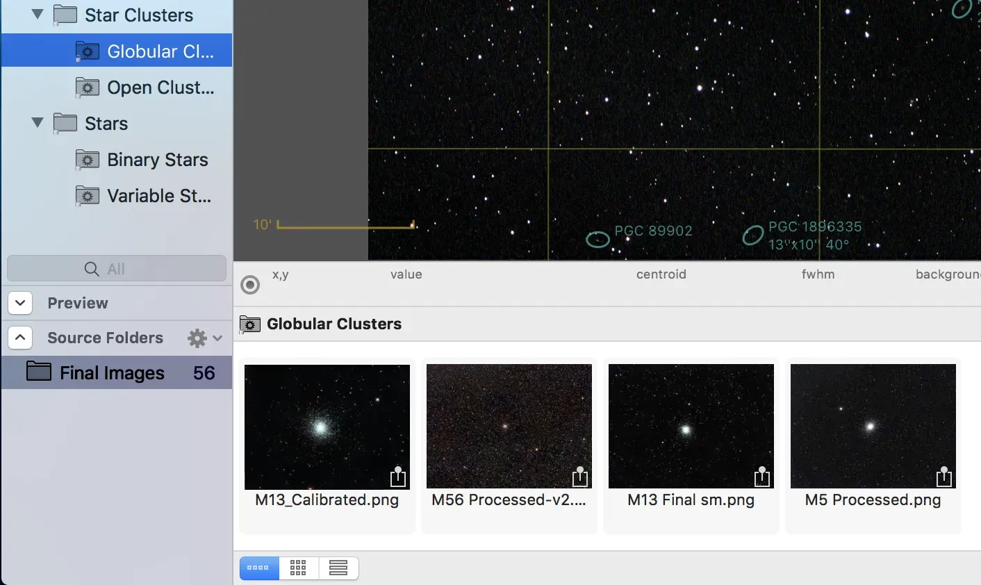  Automatic tagging and smart folders, show you what images in your library match the criteria of the folder selected. 