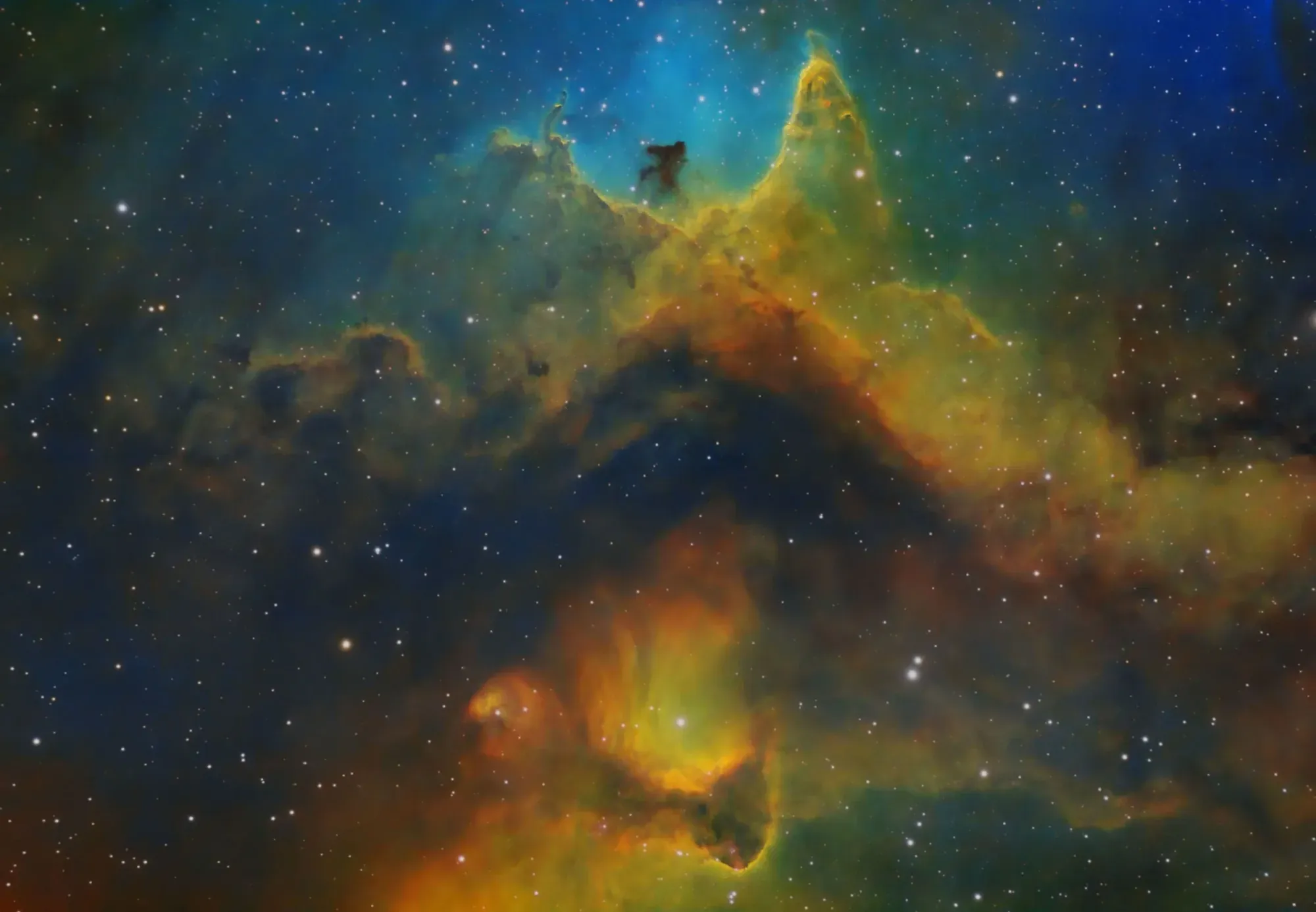  “Half-pipe” within the Soul Nebula. 