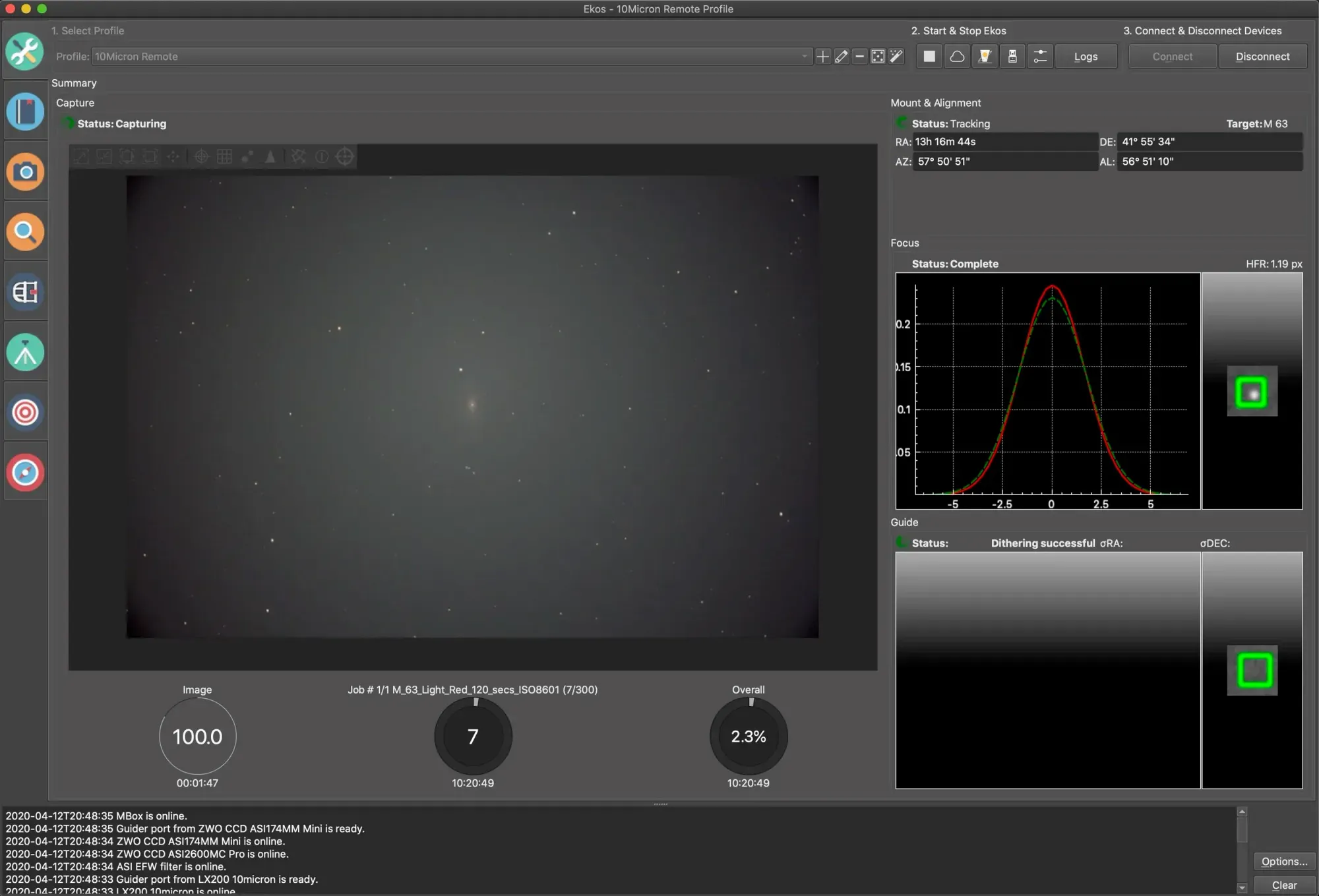 Remote telescope imaging on the Mac or PC using a Raspberry Pi