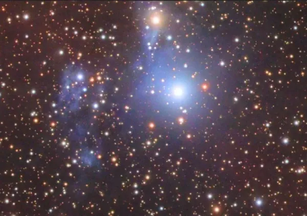 New Reflection Nebula Discovery: The Blue Ghost Nebula (Burwell 1)
