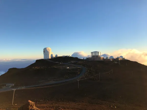 The observatories on Haleakala
