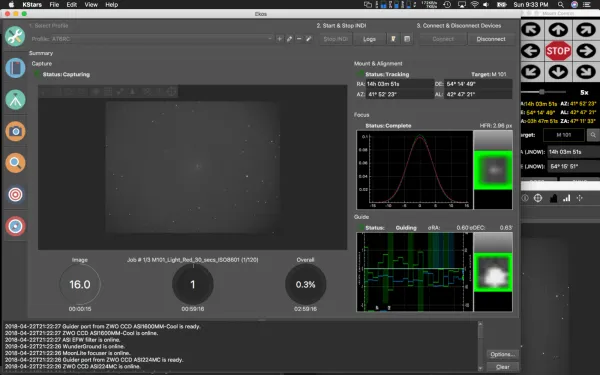 An Overview of EKOS Astrophotography Suite on the Mac