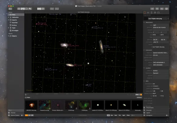 Observatory for Mac updated to Mojave with dark mode